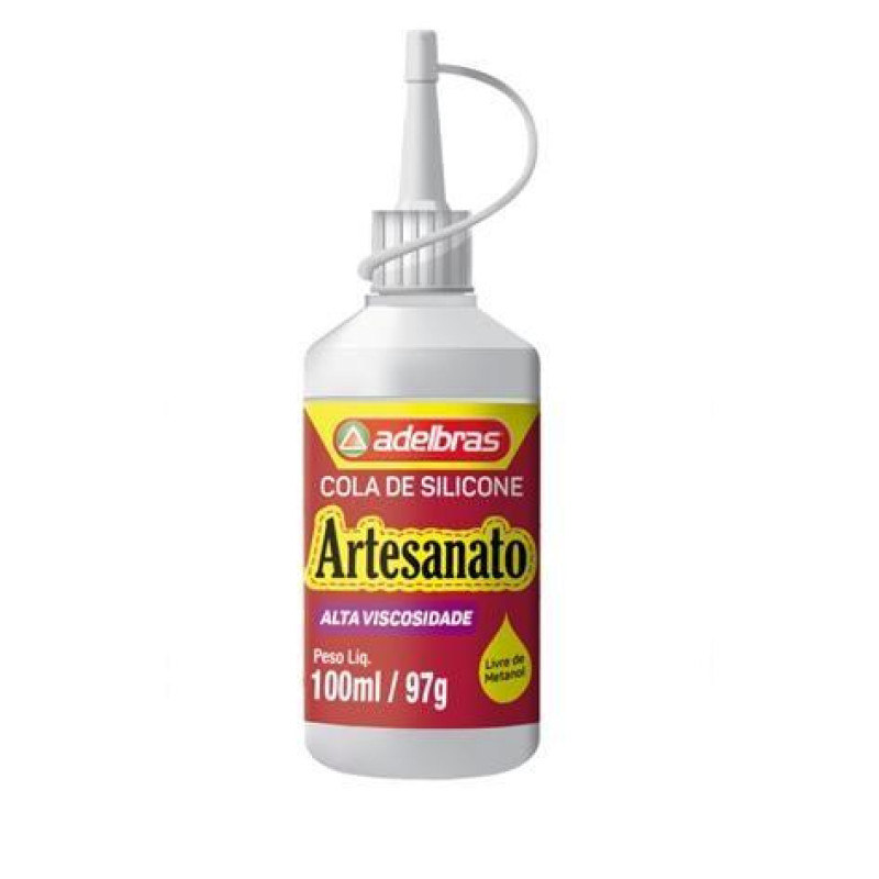 cola de silicone artesanato
