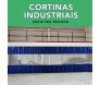 Cortina Industrial Azul 2