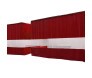 Cortina industrial vermelho 1
