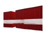 Cortina industrial vermelho 1