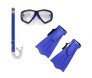 Kit Snorkel com  Mascara e Nadadeiras Azul (Imagem 1)