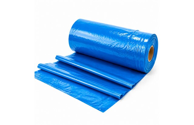Lona Plástica Azul 4x100 M 22 kg para Forração Construção Pintura Revestimento Obras em Geral