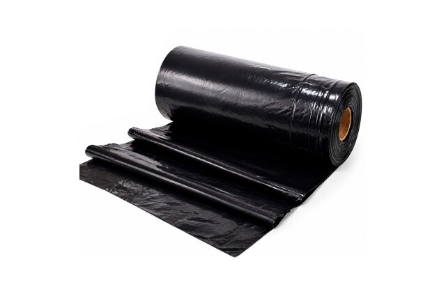 Lona Plástica Preta 6x50 M 25 kg para Forração Construção Pintura Revestimento Obras em Geral