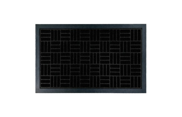 Tapete Capacho Antiderrapante Preto 69x39cm - Ideal para Sua Porta de Entrada