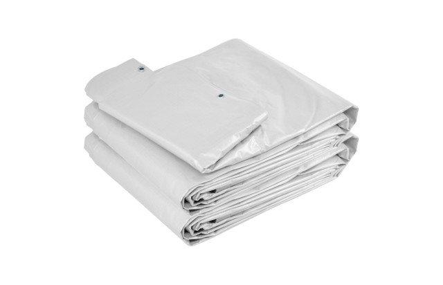 Lona para Cobertura Impermeável Branca CK300 Micras - Telhado Obra Festa Barraca Buffet M2