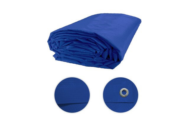 Lona para Eventos Azul TD1000 - Proteção e Segurança para Toldos, Festas, Feiras e Shows M2