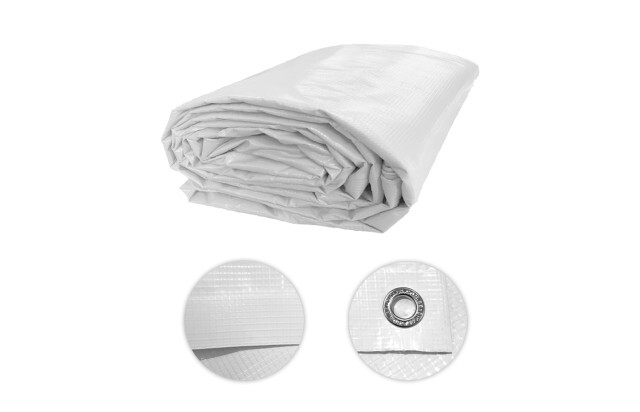 Lona para Eventos Branca TD1000 - Proteção e Segurança para Toldos, Festas, Feiras e Shows M2