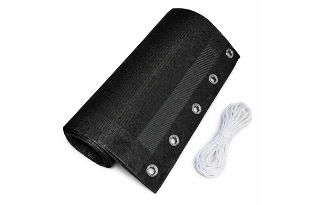 Refil Cadeira Praia Preta Reclinável Grande 2.25x0.45 Metros