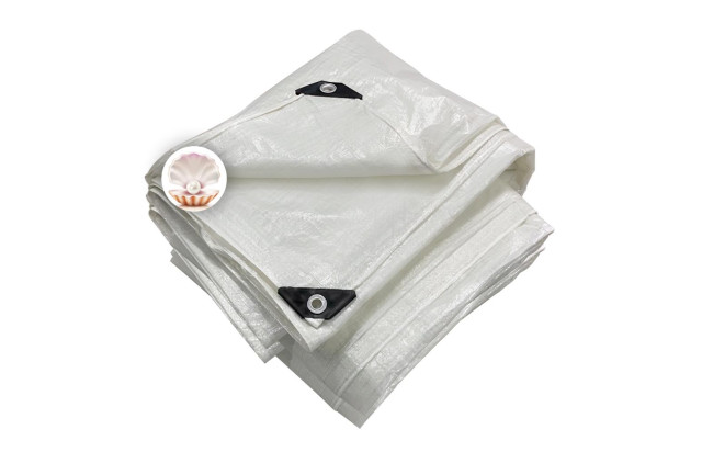 Lona Plástica Branca Leitosa CK100 Micras 5x3 M Cobertura de Telhado Barraca Obras Material de Construção