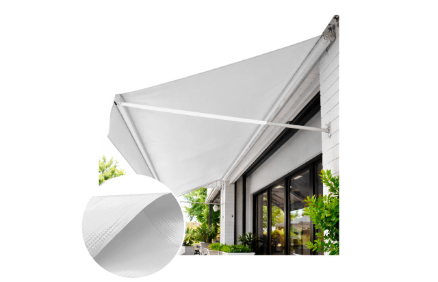 Lona para Toldo PVC Branca Dupla Face Impermeável Ideal para Varandas, Sacadas e Áreas Externas M²