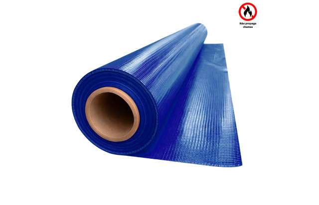 Lona para Eventos Antichama Reduz Calor + UV Azul Blackout 500 Micras TD1000