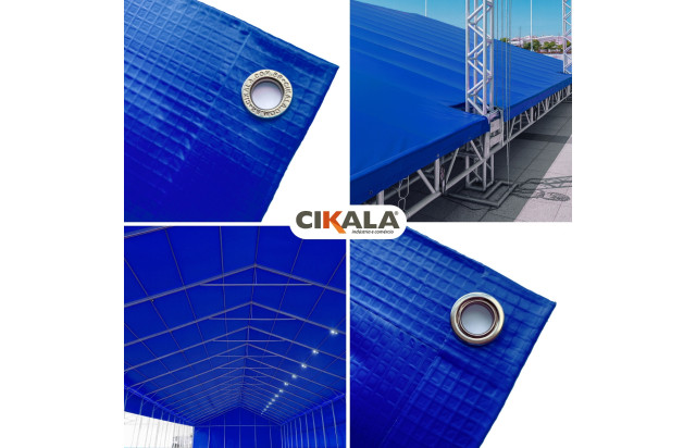 Lona para Eventos TD1000 Azul Proteção em Tendas, Festas, Palcos, Shows e Feiras M2