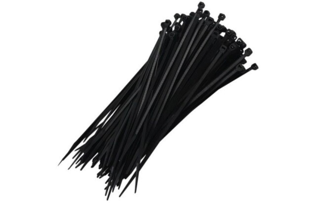 Abraçadeira de Nylon Preta 4.8x400mm