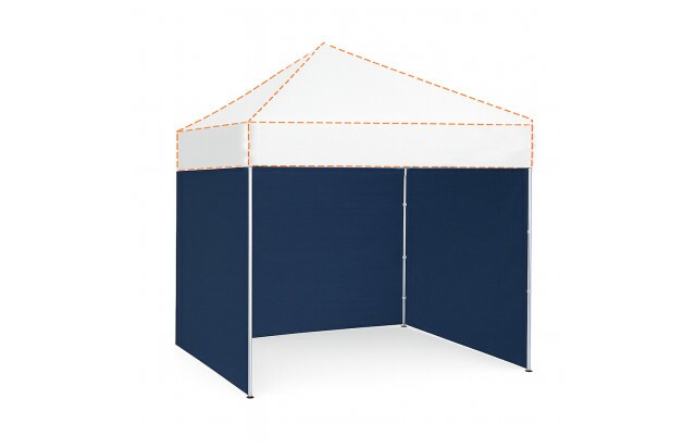 Parede Fechamento Azul 3x1.85 M Tenda Gazebo