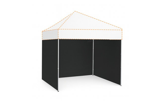 Parede de Fechamento Preta 3x1.85 M Tenda Gazebo