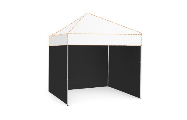 Parede de Fechamento Preta 3x1.85 M Tenda Gazebo
