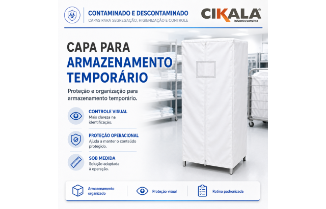 Capa para Armazenamento Temporário com Proteção e Identificação Visual