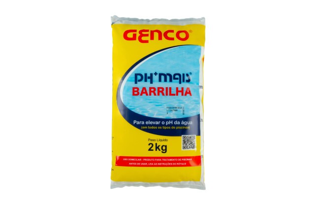 Elevador de Ph Granulado Tratamento Água Barrilha Genco 2kg