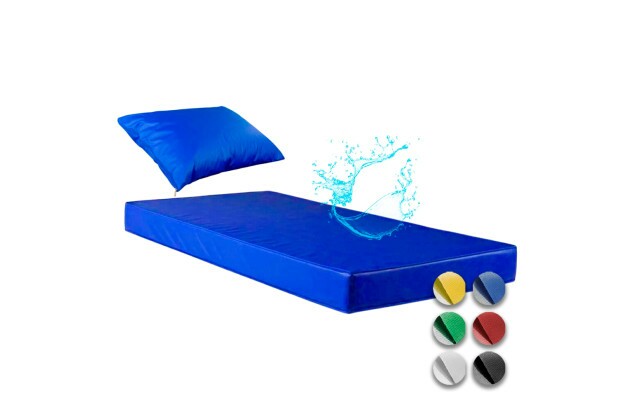 Kit Hospitalar Capa Colchão Solteiro Impermeável + 01 Fronha 1.88x0.88x0.20 Metros