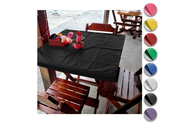 Capa de Mesa 70x70 cm Impermeável - Ideal para Restaurantes, Bares e Eventos