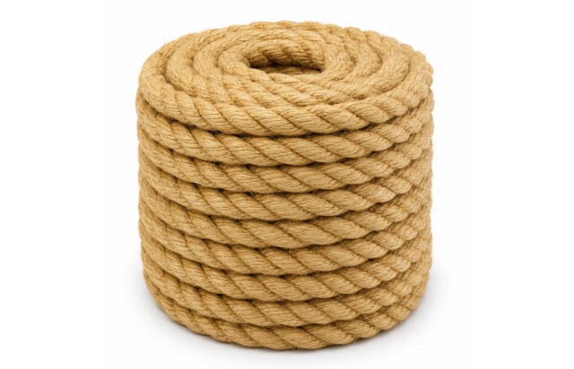 Corda Sisal Natural 18mm - Ideal para Cercas, Balanços e Projetos Robustos