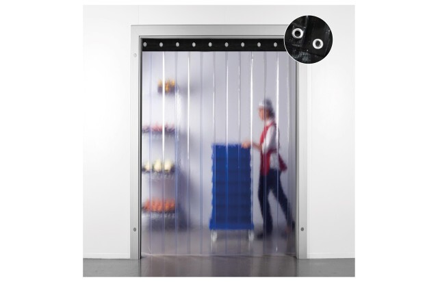 Cortina Frigorífica em PVC Cristal 4x3 Metros Sem Trilho