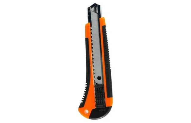 Estilete Emborrachado Lâmina 18mm com Trava