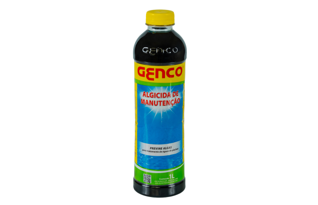 Algicida Manutenção Previne Alga Tratamento Piscina 1L Genco