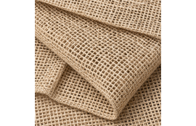 Tecido Juta Natural Trama Aberta 1x1m 210g/m² para Decoração e Artesanato