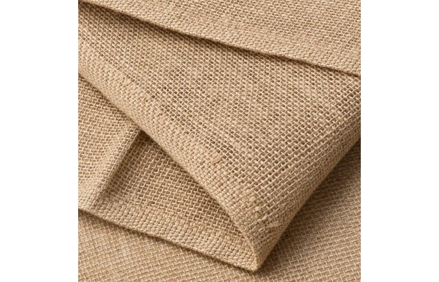Tecido Juta Natural Trama Fechada 1x1m 270g/m² para Decoração e Artesanato