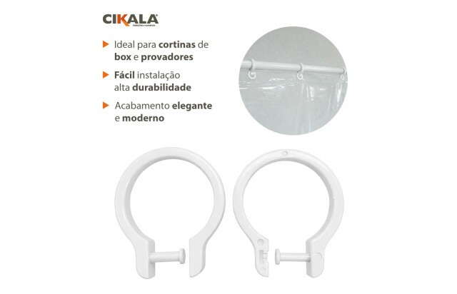 Kit Ilhós Branco para Cortinas em PVC – Durabilidade e Acabamento Impecável