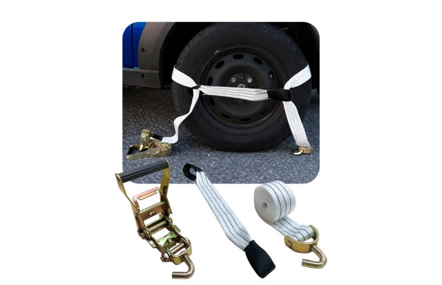 Kit Guincho 3 ton 3 m + Catraca Gancho J Giratório com Olhal