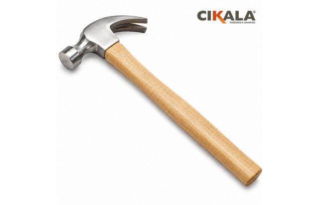 Martelo de Unha 750 g com Cabo de Madeira