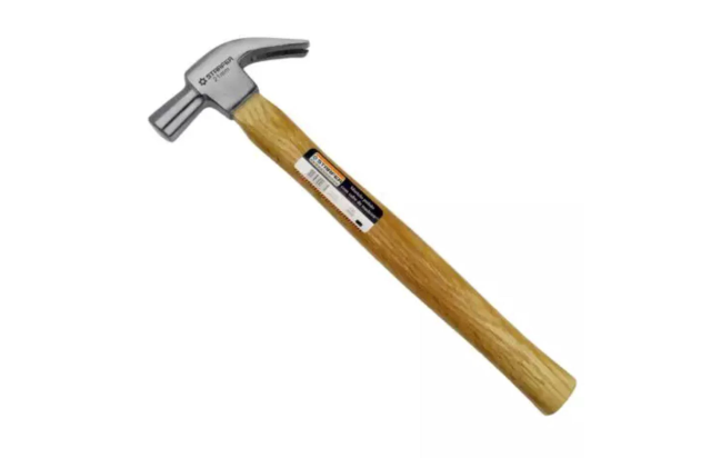 Martelo Unha em Aço Carpinteiro Cabo Madeira