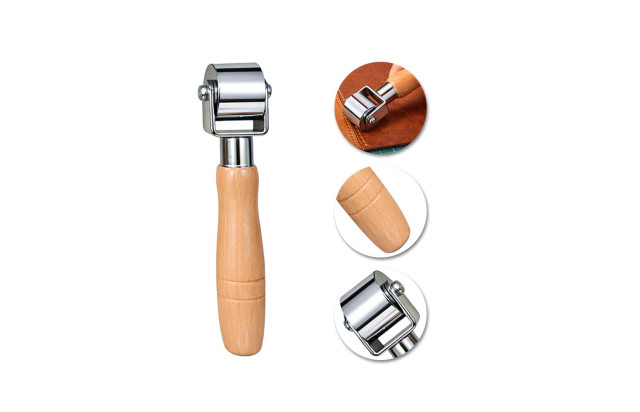 Rolo de Pressão para Couro 26mm Reforçado para Colagem e Acabamento