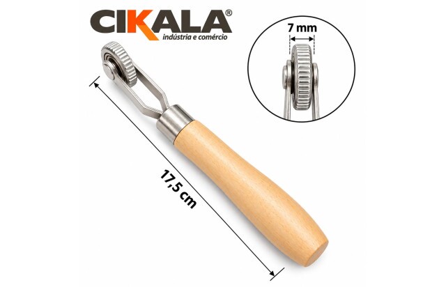 Rolete Estriado 7 mm para Remendos de Pneus e Câmaras de Ar
