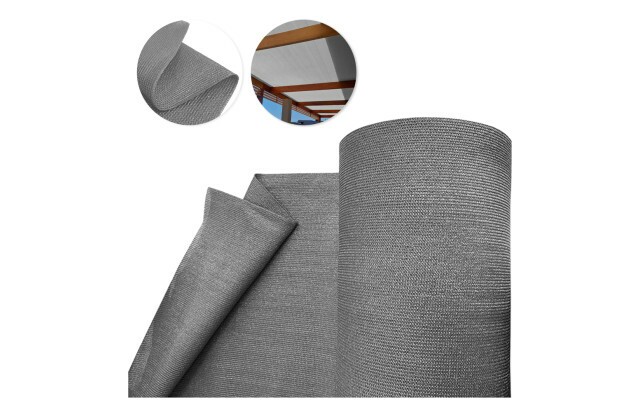 Tela Shade Sombreamento Cinza 4,00x1,00 M Cobertura e Decorativa