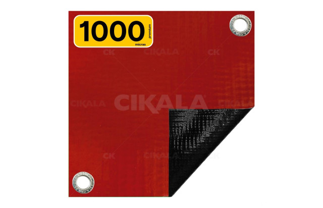 Lona para Tatame Vermelha CK1000 Super Reforçado Competição Profissional Luta Ringue Octógono - Proteção para Tatame EVA M2