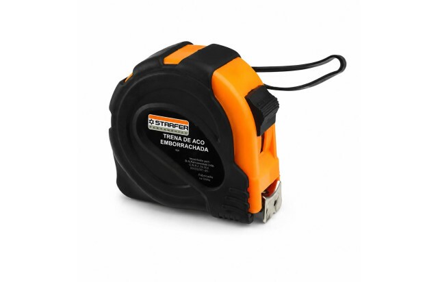 Trena 10 Metros Estojo Emborrachado 25 mm para Obras e Reformas Starfer