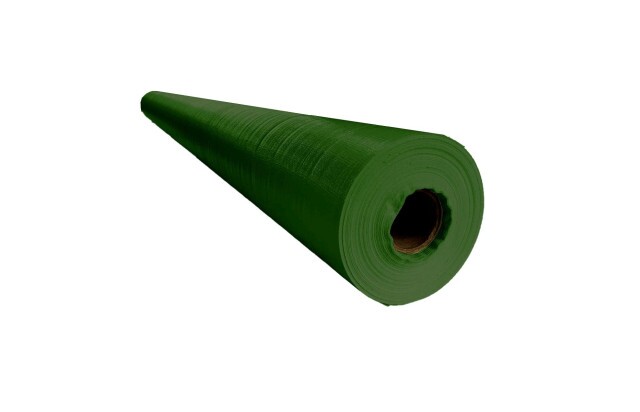 Lona em Polietileno CK300 Micras Verde 01X2,06 M - Proteção e Forração por Metro para Construção Civil