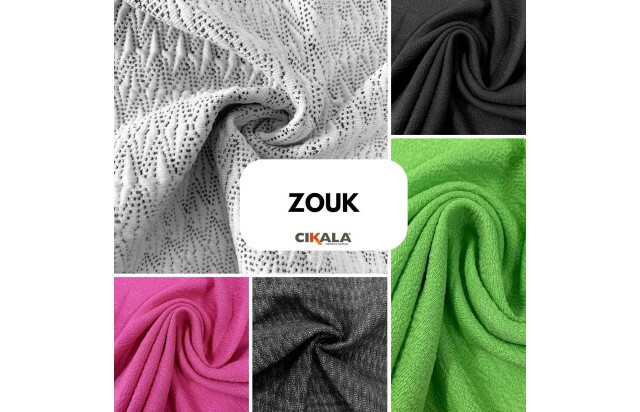 Tecido Zouk 01x1.60 Metros Malha Encorpada com Elastano