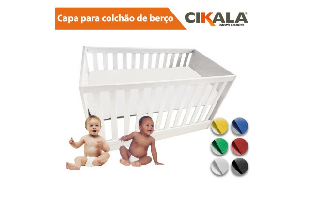 01 Capa Impermeável Colchão Berço + 1 Fronha