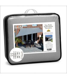 tela shade 90% cinza com bolsa