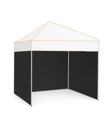 Anuncio parede gazebo de nylon preto (Imagem 1)