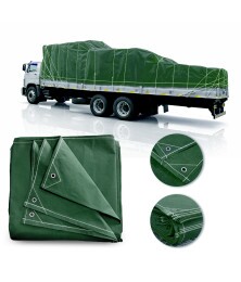 Lona Encerado Verde Fio 08 para Caminhão – Impermeável e Perfeita para Cargas Pesadas M2
