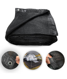 Piso Ecológico Preto com 80% Sombreamento para Camping Conforto e Proteção em Áreas Externas