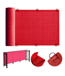 1 - tela de privacidade vermelha