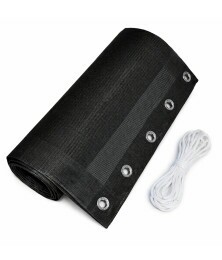 Refil Cadeira Praia Preta Reclinável Grande 2.25x0.35 Metros