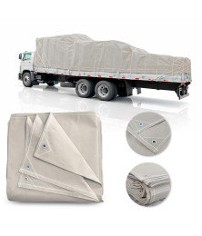 Lona Encerado Natural Fio 08 para Caminhão – Impermeável e Perfeita para Cargas Pesadas M2