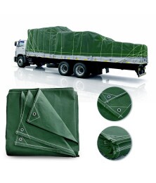 Lona Encerado Verde Fio 08 para Caminhão – Impermeável e Perfeita para Cargas Pesadas M2